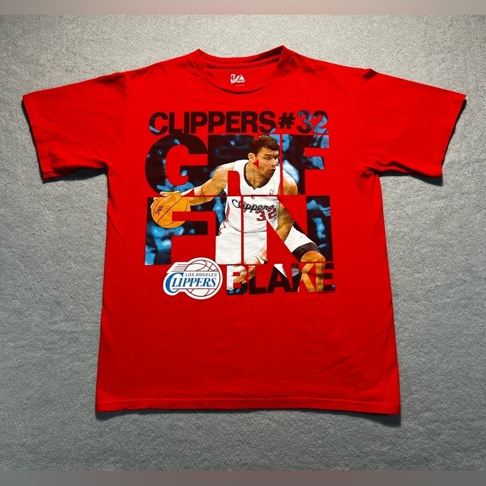 Majestic Blake Griffin #32 Los Angeles Clippers NBA T-Shirt Men’s Medium